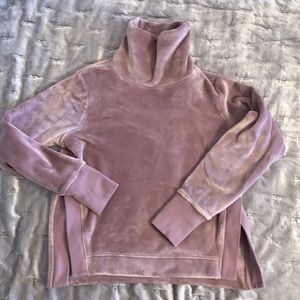 Athleta XXS Sherpa style turtleneck sweatshirt